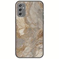 The Marble Collection - Natural Samsung Galaxy M13 4G Black TPU (Μαύρη Σιλικόνη)