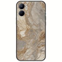 The Marble Collection - Natural Realme C33 Black TPU (Μαύρη Σιλικόνη)