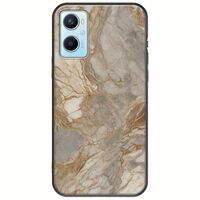 The Marble Collection - Natural Oppo A96 4G Black TPU (Μαύρη Σιλικόνη)