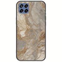 The Marble Collection - Natural Samsung Galaxy M33 5G Black TPU (Μαύρη Σιλικόνη)
