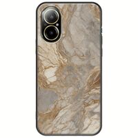 The Marble Collection - Natural Realme C67 4G Black TPU (Μαύρη Σιλικόνη)