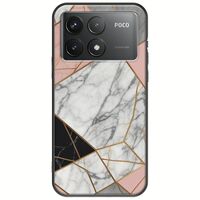 The Marble Collection - Modern Xiaomi Poco F6 Pro 5G Black TPU (Μαύρη Σιλικόνη)