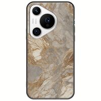 The Marble Collection - Natural Huawei Pura 70 Pro Black TPU (Μαύρη Σιλικόνη)