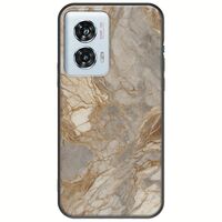 The Marble Collection - Natural Motorola Edge 50 Fusion 5G Black TPU (Μαύρη Σιλικόνη)