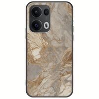 The Marble Collection - Natural Oppo Reno 13 Pro 5G Black TPU (Μαύρη Σιλικόνη)
