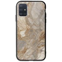The Marble Collection - Natural Samsung Galaxy A71 Groove TPU (Tempered Glass και TPU)