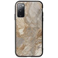 The Marble Collection - Natural Samsung Galaxy S20 Groove TPU (Tempered Glass και TPU)