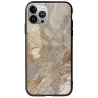 The Marble Collection - Natural iPhone 12 Pro Max Groove TPU (Tempered Glass και TPU)