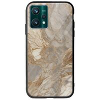 The Marble Collection - Natural Realme 9 5G Groove TPU (Tempered Glass και TPU)