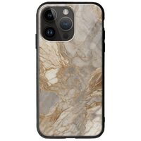 The Marble Collection - Natural iPhone 15 Pro Max Groove TPU (Tempered Glass και TPU)