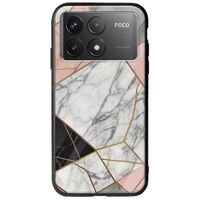 The Marble Collection - Modern Xiaomi Poco F6 Pro 5G Groove TPU (Tempered Glass και TPU)