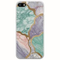 The Marble Collection - Pastel iPhone 5/5s/SE 2016 Flexible TPU (Διάφανη Σιλικόνη)