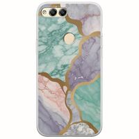 The Marble Collection - Pastel Huawei Honor 7X Flexible TPU (Διάφανη Σιλικόνη)