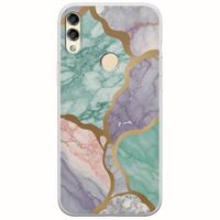 The Marble Collection - Pastel Huawei Honor 8X Flexible TPU (Διάφανη Σιλικόνη)