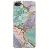 The Marble Collection - Pastel iPhone SE (2022) 5G Flexible TPU (Διάφανη Σιλικόνη)
