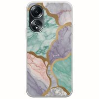 The Marble Collection - Pastel Oppo A58 4G Flexible TPU (Διάφανη Σιλικόνη)