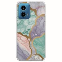 The Marble Collection - Pastel Motorola Moto G34 5G Flexible TPU (Διάφανη Σιλικόνη)