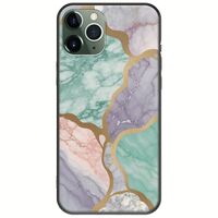 The Marble Collection - Pastel iPhone 11 Pro Black TPU (Μαύρη Σιλικόνη)