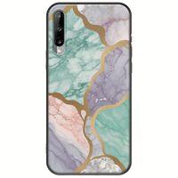 The Marble Collection - Pastel Samsung Galaxy A30s Black TPU (Μαύρη Σιλικόνη)