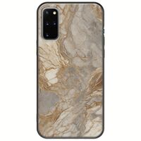 The Marble Collection - Natural Samsung Galaxy S20 Plus Black TPU (Μαύρη Σιλικόνη)