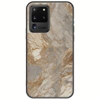The Marble Collection - Natural Samsung Galaxy S20 Ultra Black TPU (Μαύρη Σιλικόνη)