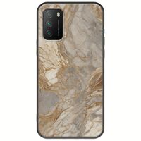 The Marble Collection - Natural Xiaomi Poco M3 Black TPU (Μαύρη Σιλικόνη)