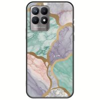 The Marble Collection - Pastel Realme 8i Black TPU (Μαύρη Σιλικόνη)