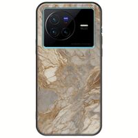 The Marble Collection - Natural Vivo X80 Black TPU (Μαύρη Σιλικόνη)