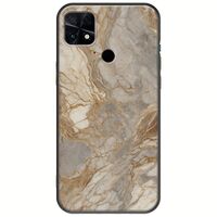 The Marble Collection - Natural Xiaomi Poco C40 Black TPU (Μαύρη Σιλικόνη)