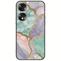 The Marble Collection - Pastel Honor 70 5G Black TPU (Μαύρη Σιλικόνη)