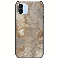 The Marble Collection - Natural Xiaomi Redmi A2 Black TPU (Μαύρη Σιλικόνη)