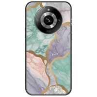The Marble Collection - Pastel Realme 11 Pro 5G Black TPU (Μαύρη Σιλικόνη)