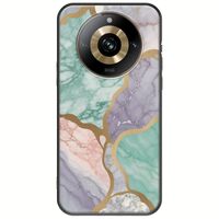 The Marble Collection - Pastel Realme 11 Pro Plus 5G Black TPU (Μαύρη Σιλικόνη)