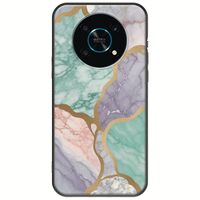The Marble Collection - Pastel Honor Magic 4 Lite 5G Black TPU (Μαύρη Σιλικόνη)