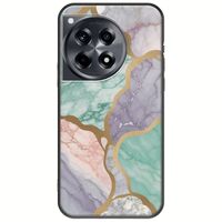 The Marble Collection - Pastel OnePlus 12 5G Black TPU (Μαύρη Σιλικόνη)