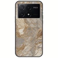 The Marble Collection - Natural Xiaomi Poco X6 Pro 5G Black TPU (Μαύρη Σιλικόνη)