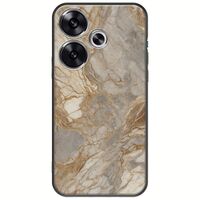 The Marble Collection - Natural Xiaomi Poco F6 5G Black TPU (Μαύρη Σιλικόνη)