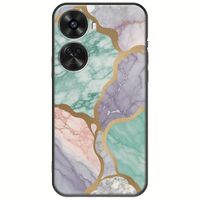 The Marble Collection - Pastel Huawei Nova 12 SE Black TPU (Μαύρη Σιλικόνη)