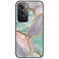 The Marble Collection - Pastel Oppo Reno 12 5G Black TPU (Μαύρη Σιλικόνη)