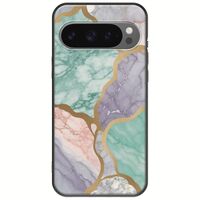 The Marble Collection - Pastel Google Pixel 9 Pro 5G Black TPU (Μαύρη Σιλικόνη)
