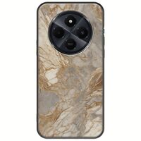 The Marble Collection - Natural Xiaomi Poco C75 4G Black TPU (Μαύρη Σιλικόνη)