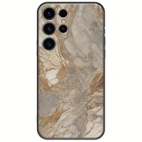 The Marble Collection - Natural Samsung Galaxy S25 Ultra 5G Black TPU (Μαύρη Σιλικόνη)