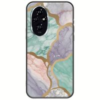 The Marble Collection - Pastel Honor 200 5G Black TPU (Μαύρη Σιλικόνη)