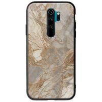 The Marble Collection - Natural Xiaomi Redmi Note 8 Pro Groove TPU (Tempered Glass και TPU)