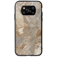 The Marble Collection - Natural Xiaomi Poco X3 NFC / X3 Pro Groove TPU (Tempered Glass και TPU)