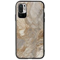 The Marble Collection - Natural Xiaomi Redmi Note 10 5G Groove TPU (Tempered Glass και TPU)