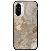 The Marble Collection - Natural Xiaomi Poco F3 Groove TPU (Tempered Glass και TPU)