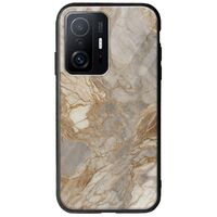 The Marble Collection - Natural Xiaomi 11T / 11T Pro Groove TPU (Tempered Glass και TPU)