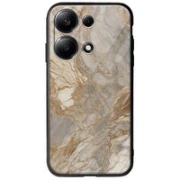 The Marble Collection - Natural Xiaomi Poco M6 Pro 4G Groove TPU (Tempered Glass και TPU)