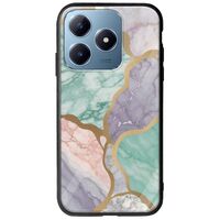 The Marble Collection - Pastel Realme C63 Groove TPU (Tempered Glass και TPU)